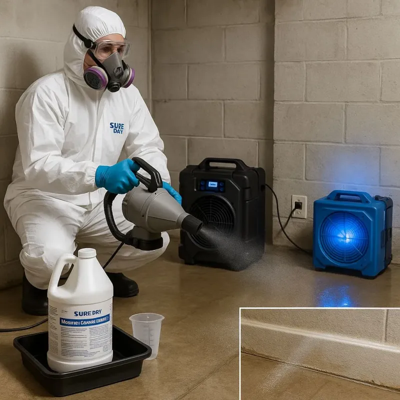 Sanitization and Odor Removal process in Sleepy Hollow, IL